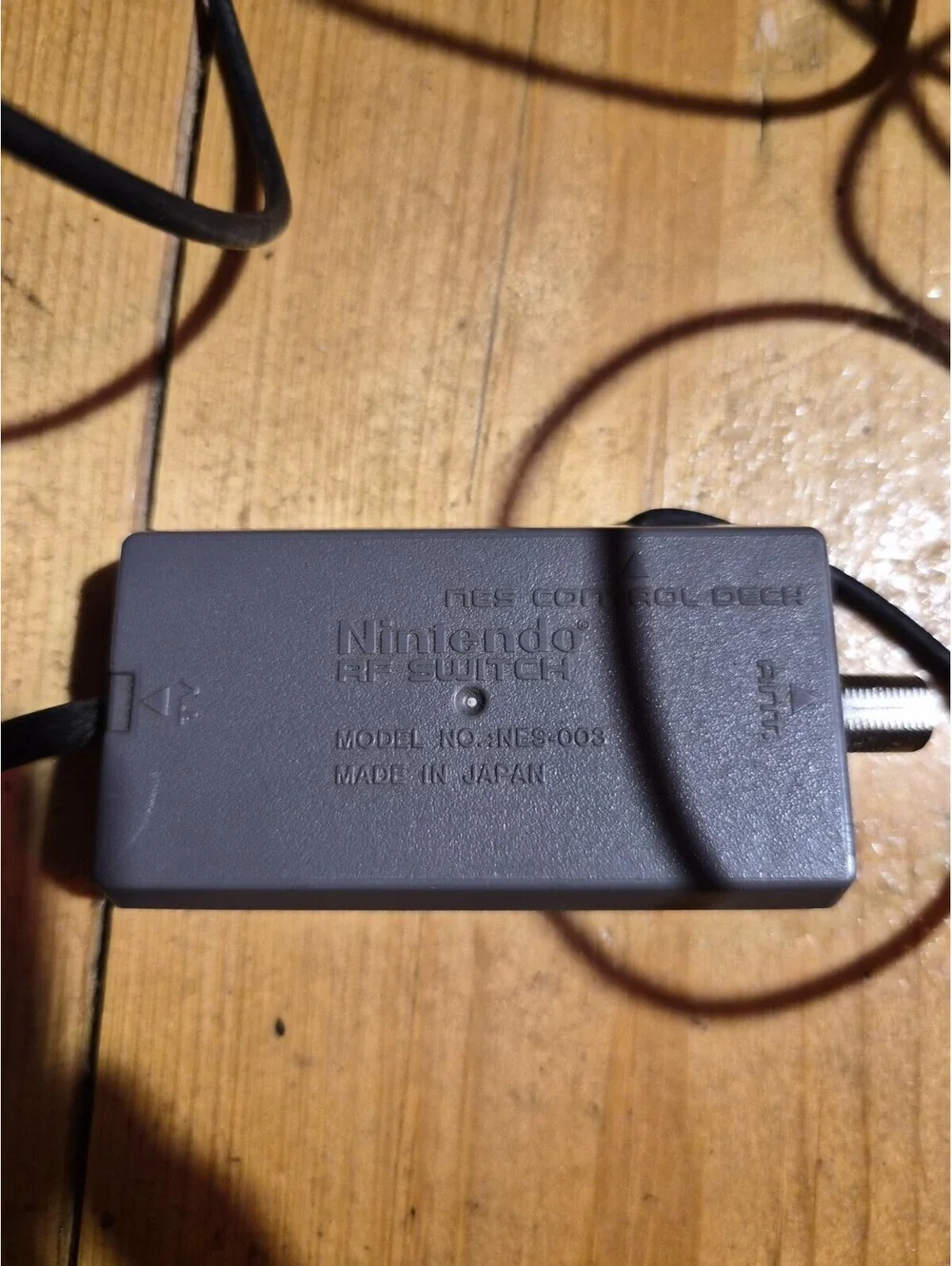 Nintendo NES-003 RF Switch Cable Super SNES ORIGINAL OEM